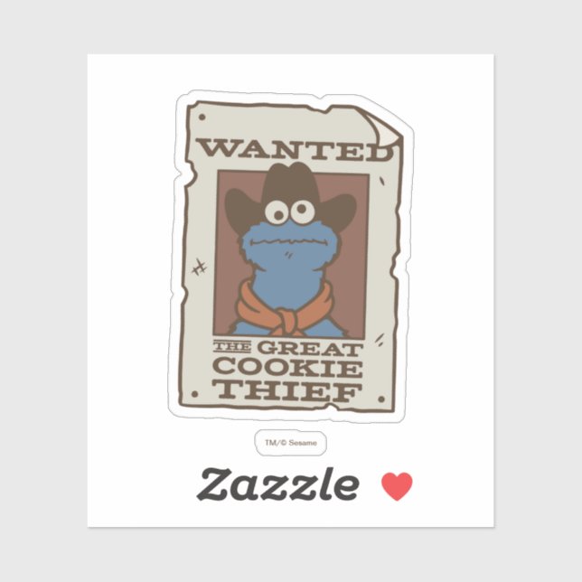 Cookie Monster | Önskad Poster Klistermärken (Ark)