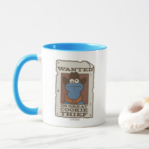 Cookie Monster Önskad Poster Mugg