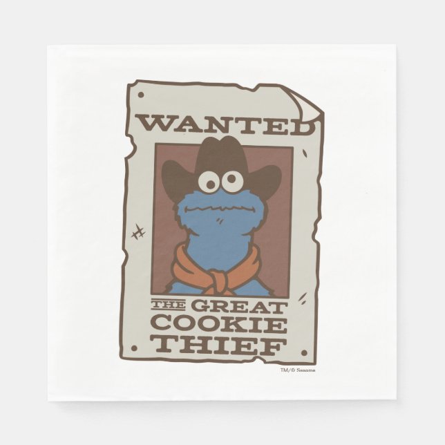 Cookie Monster | Önskad Poster Pappersservett (Framsidan)
