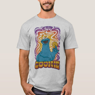 Cookie Monster   Psykedelisk T Shirt