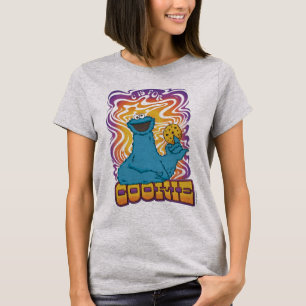 Cookie Monster Psykedelisk T Shirt
