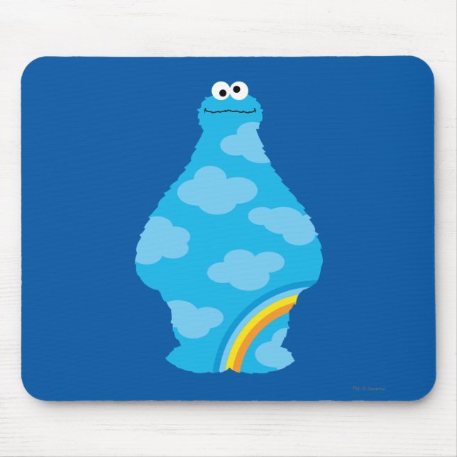 Cookie Monster Rainbows Musmatta (Framsidan)