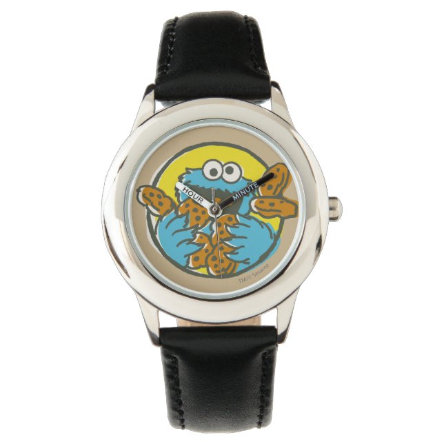 Cookie Monster Retro Armbandsur (Framsida)