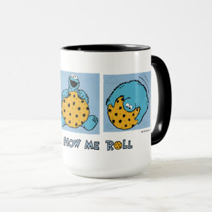 Cookie Monster Så rullar jag Mugg
