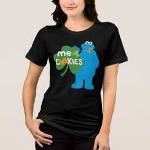 Cookie Monster Shamrock Kärlek T Shirt