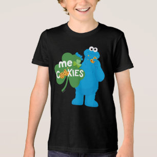 Cookie Monster   Shamrock Kärlek T Shirt