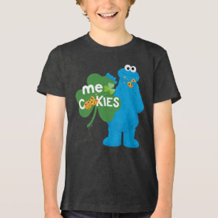Cookie Monster Shamrock Kärlek T Shirt
