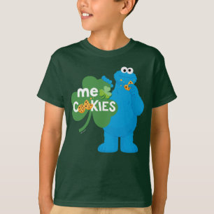 Cookie Monster Shamrock Kärlek T Shirt