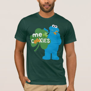 Cookie Monster   Shamrock Kärlek T Shirt