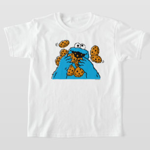 Cookie Monster som äter alla kakor T Shirt