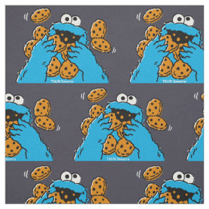 Cookie Monster som äter alla kakor Tyg