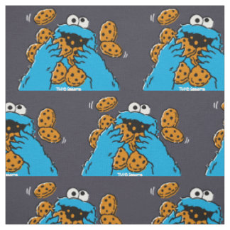 Cookie Monster som äter alla kakor Tyg