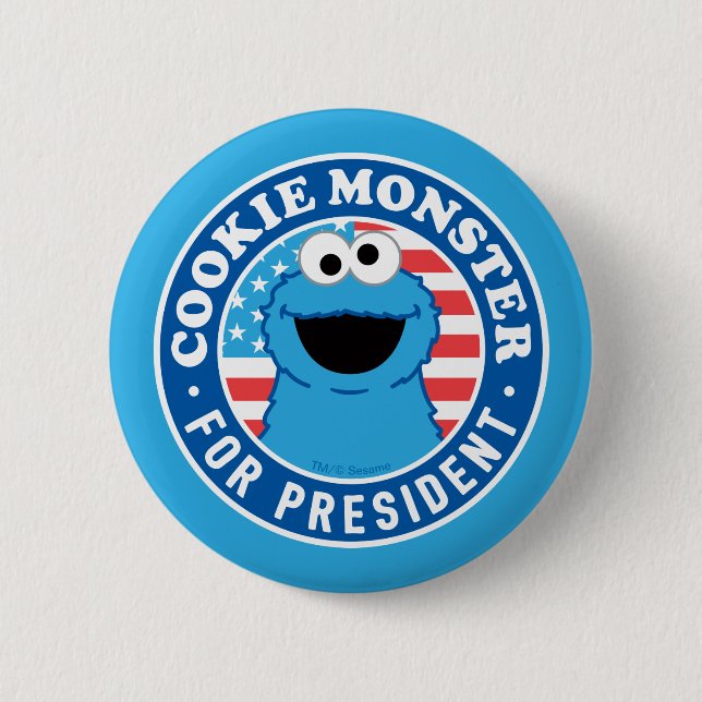 Cookie Monster som president Knapp (Framsida)
