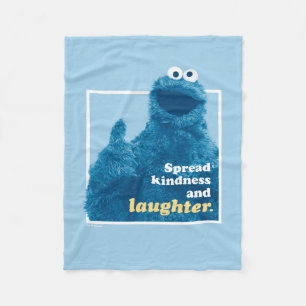Cookie Monster   Spread Kindness och Spread Kindne Fleecefilt