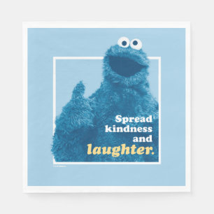 Cookie Monster Spread Kindness och Spread Kindne Pappersservett