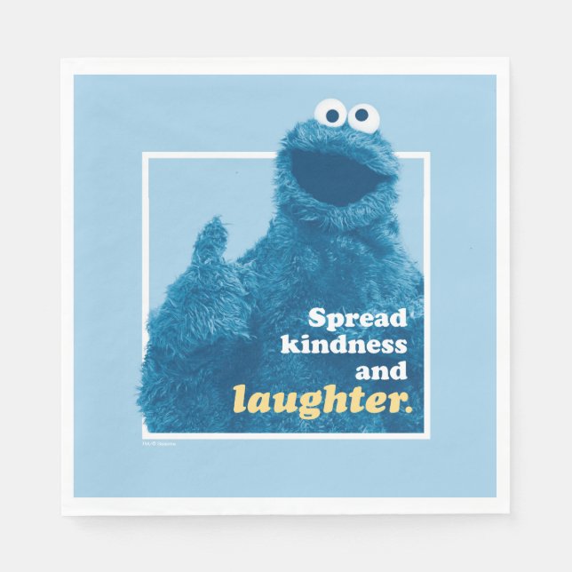 Cookie Monster | Spread Kindness och Spread Kindne Pappersservett (Framsidan)