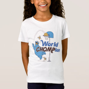 Cookie Monster   Tagning av basket Ringar T Shirt