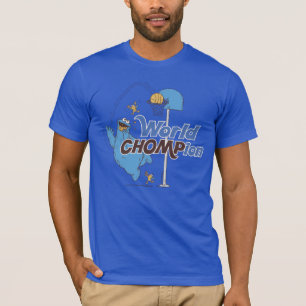 Cookie Monster   Tagning av basket Ringar T Shirt
