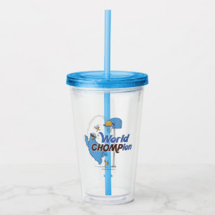 Cookie Monster Tagning av basket Ringar Take Away Mugg