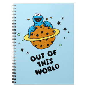 Cookie Monster Utom detta världen Anteckningsbok