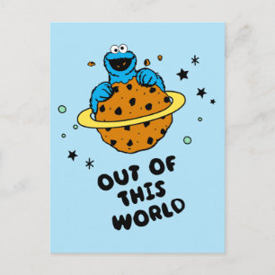 Cookie Monster   Utom detta världen Vykort