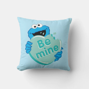 Cookie Monster "Var Min" Alla Hjärtans Dag Godis H Kudde
