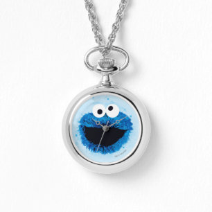 Cookie Monster Vattenfärgstrend Armbandsur
