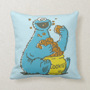 Cookie Monster Vintage Kudde