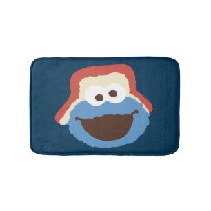 Cookie Monster Woodland Ansikte Badrumsmatta