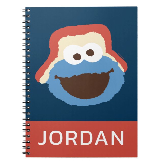 Cookie Monster Woodland Ansikte | Lägg till ditt n Anteckningsbok (Framsidan)