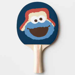 Cookie Monster Woodland Ansikte Pingisracket