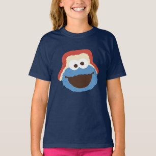 Cookie Monster Woodland Ansikte T Shirt