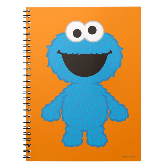 Cookie Monster Wool Stil Anteckningsbok (Framsidan)