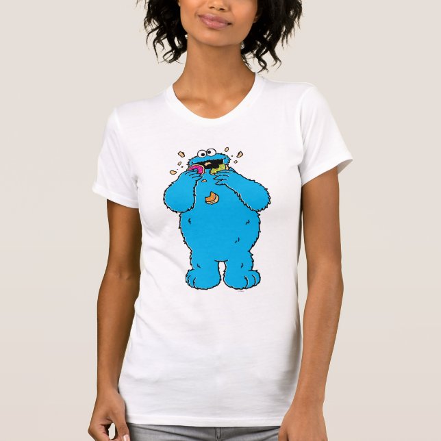 Cookie MonsterDonut Förstörare 2 T Shirt (Framsida)