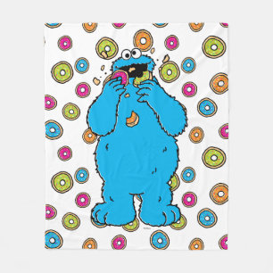 Cookie MonsterDonut Förstörare Fleecefilt