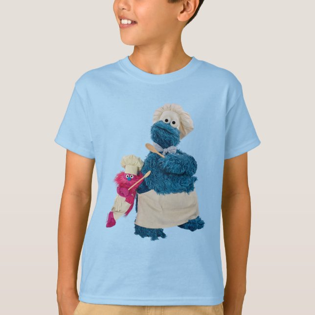Cookie Monsters Food Lastbil Partners T Shirt (Framsida)