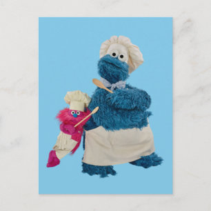 Cookie Monsters Food Lastbil Partners Vykort