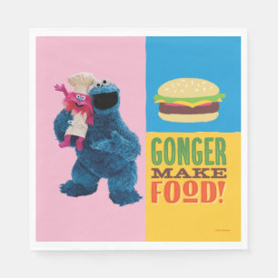 Cookie Monsters Foodie Lastbil   Könsmat Pappersservett