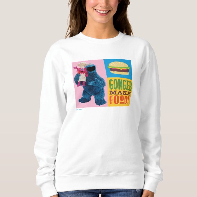 Cookie Monsters Foodie Lastbil | Könsmat T Shirt (Framsida)