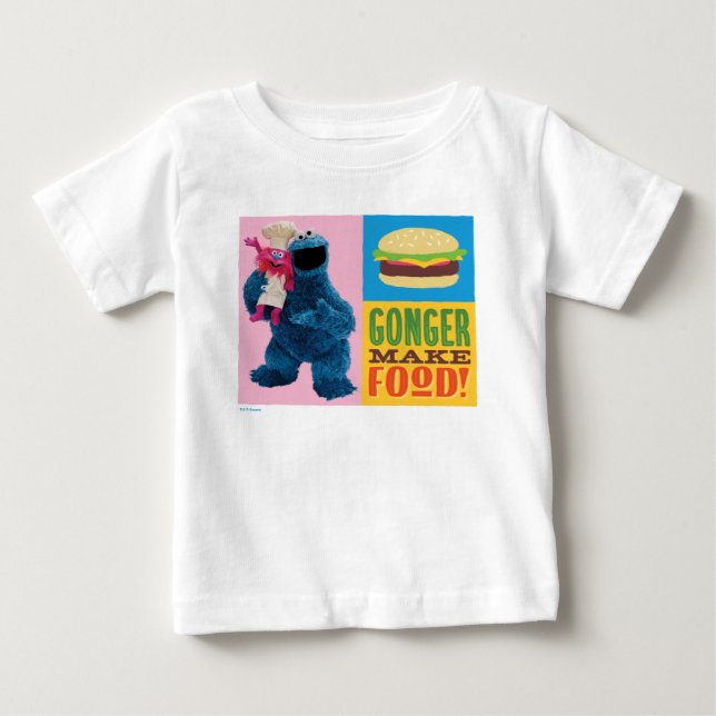 Cookie Monsters Foodie Lastbil | Könsmat T Shirt (Framsida)