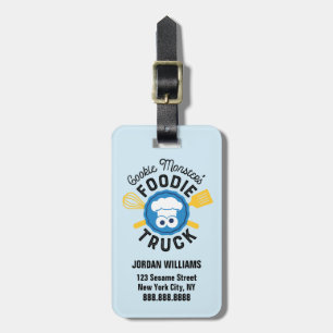Cookie Monsters Foodie Lastbil Logotyp Bagagebricka