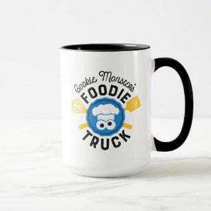 Cookie Monsters Foodie Lastbil Logotyp Mugg