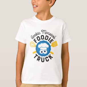 Cookie Monsters Foodie Lastbil Logotyp T Shirt