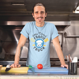 Cookie Monsters Foodie Lastbil Logotyp T Shirt