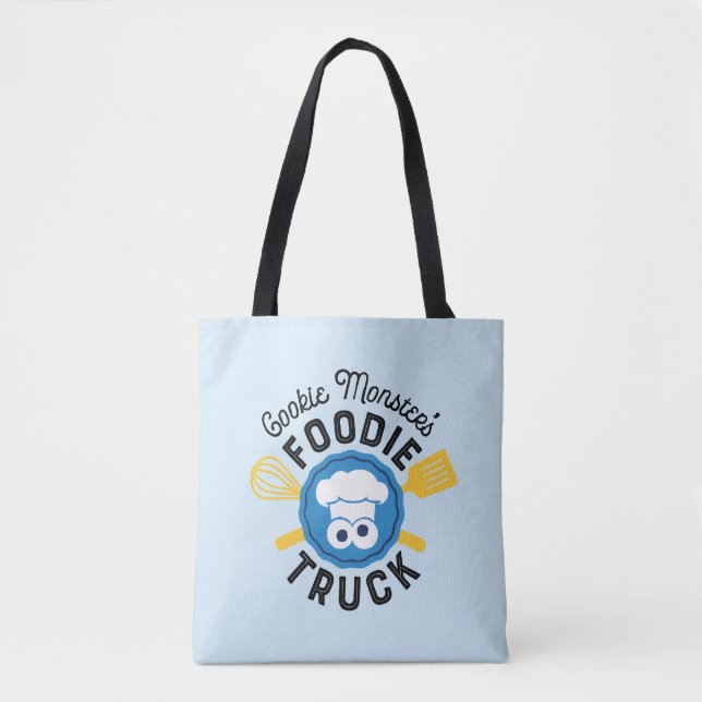 Cookie Monsters Foodie Lastbil Logotyp Tygkasse (Framsida)