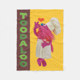 Cookie Monsters Foodie Lastbil   Toodaloo Fleecefilt