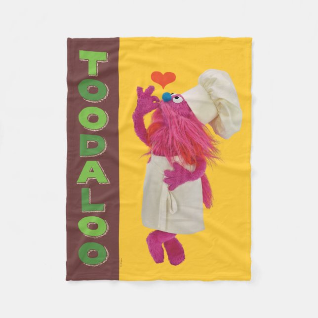 Cookie Monsters Foodie Lastbil | Toodaloo Fleecefilt (Framsidan)