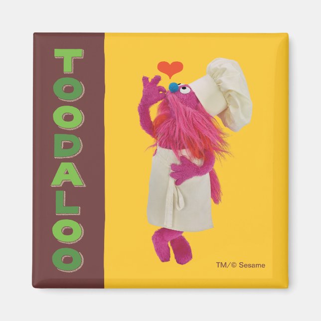 Cookie Monsters Foodie Lastbil | Toodaloo Magnet (Framsidan)