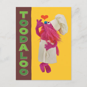 Cookie Monsters Foodie Lastbil Toodaloo Vykort