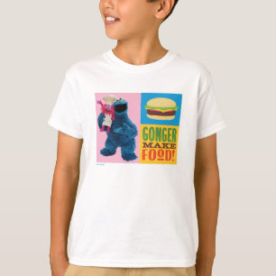 Cookie Monsters matlastbil Gonger lagar mat T Shirt